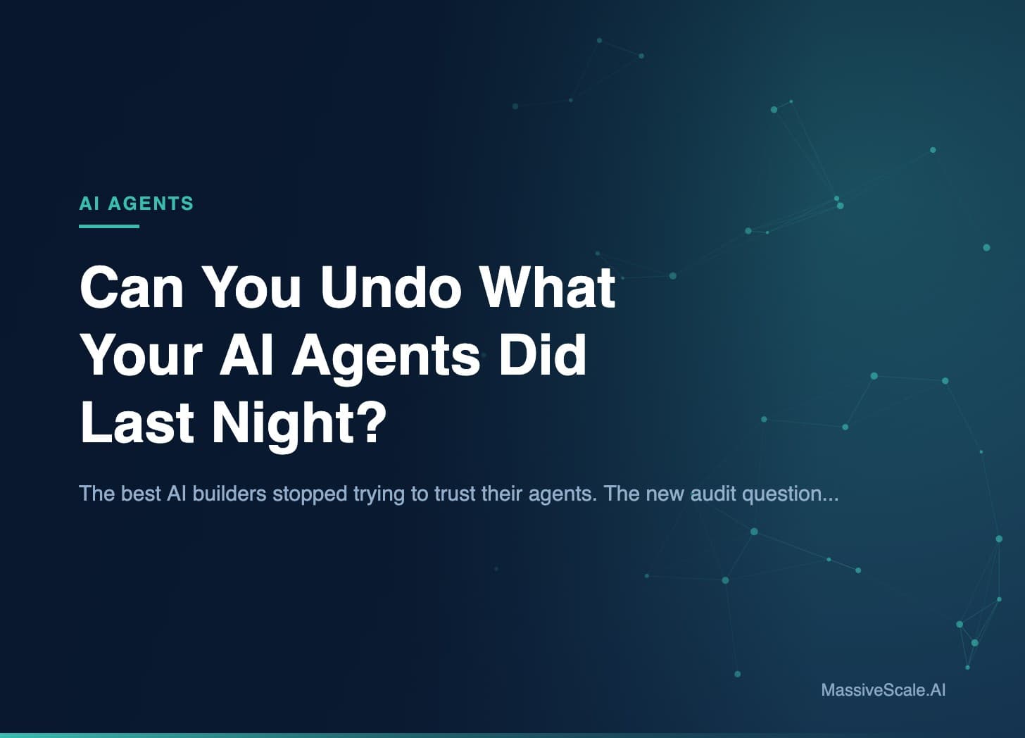 Hero: Can You Undo What Your AI Agents Did Last Night?