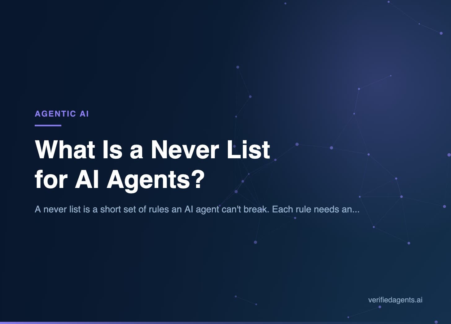What Is a Never List for AI Agents? (hero)