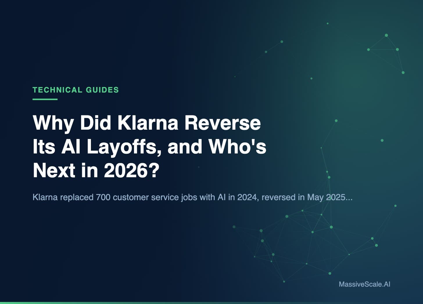 Hero: Why Did Klarna Reverse Its AI Layoffs, and Who's Next in 2026?