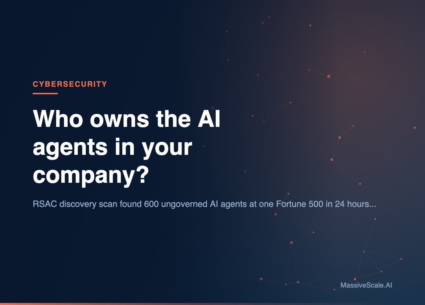 Hero: Who owns the AI agents in your company?
