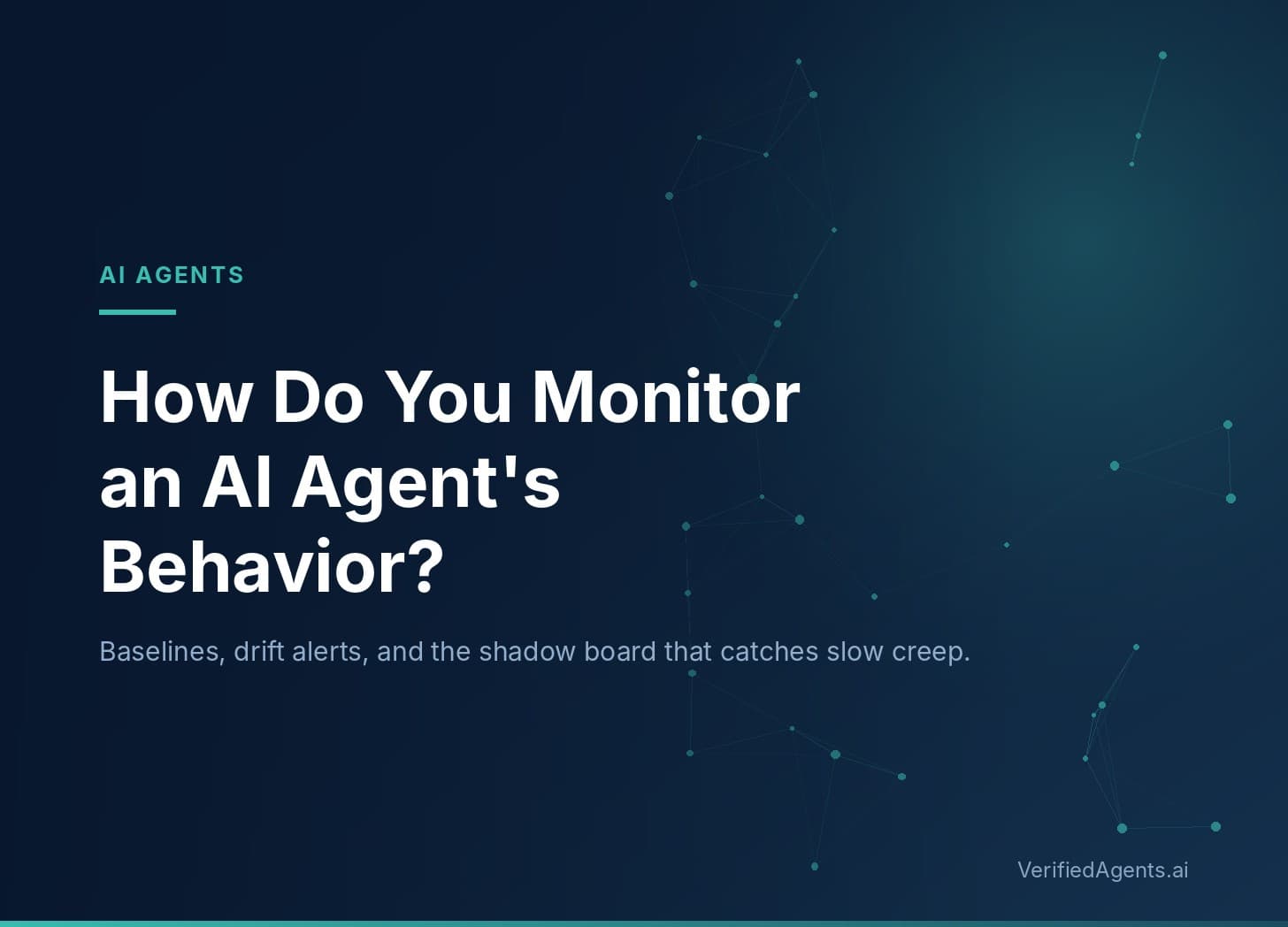 Hero: How Do You Monitor an AI Agent's Behavior?
